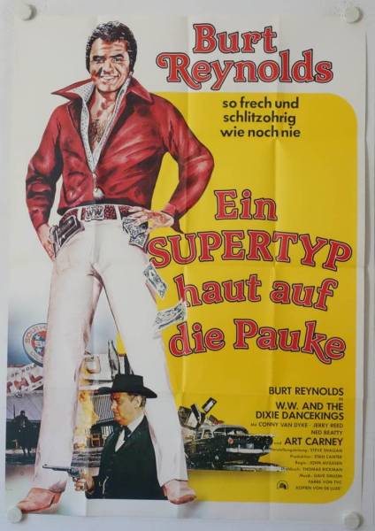 W.W. and the Dixie Dance Kings original release german double-panel movie poster